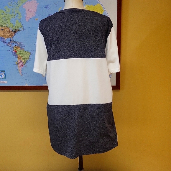 Bluenotes Large t-shirt SHORT SLEEVE for men, White & Grey, 1 front chest pocket - Picture 5 of 10